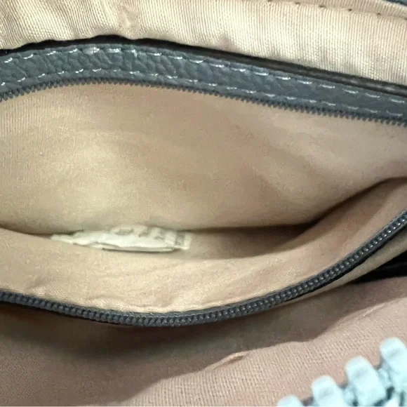 Rae Dunn Blue Quilted Crossbody Bag with Pouch - Picture 6 of 12